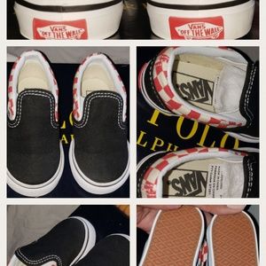 Toddler size 5c Vans! Worn once!